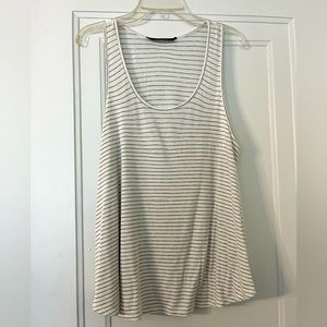 Peyton Jensen striped cotton tee.